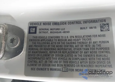 2015 Chevrolet C/K 3500 Crew Cab из США, поврежденный, VIN 1GC4K0C89FF680886